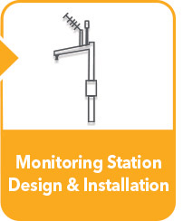 water monitoring station design install